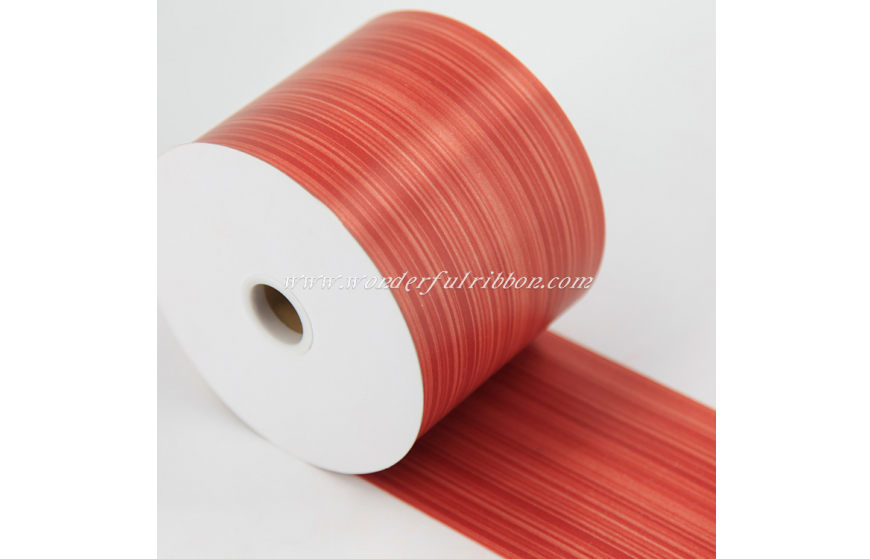 10cm*500Y Bark-Pattern Ribbon Roll