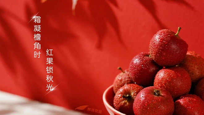 秋釀紅焰 — 冷凍山楂漿，封存整座山的秋